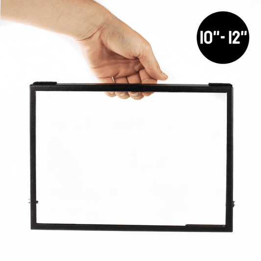 TELEPROMPTER PAD Cristal beamsplitter de repuesto para iLight PRO 10-12'' - Vidrio HD de alta luminosidad, especialmente reforzado para mayor durabilidad