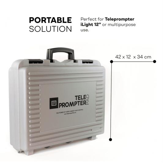 TELEPROMPTER PAD Mallette de transport rigide pour Teleprompter PAD iLight PRO 12''