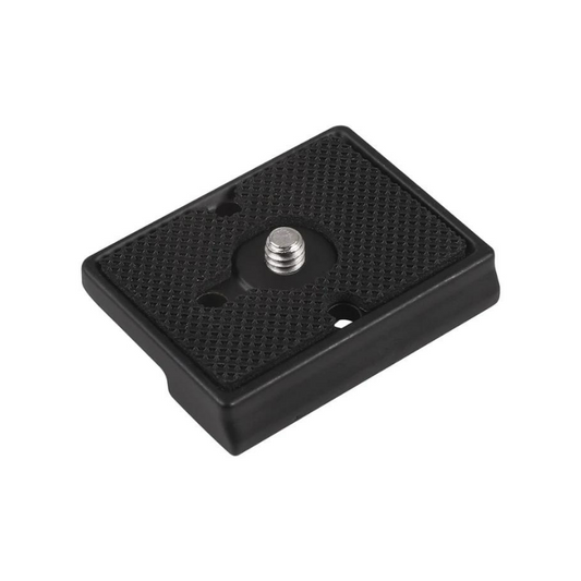 Piastra di montaggio 200PL compatible con Manfrotto per slitta fredda, con sgancio rapido, vite da 1/4'' per fotocamera, teleprompter, accessori