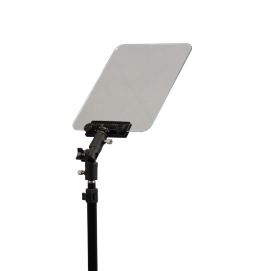 TELEPROMPTER PAD Vetro divisore di ricambio per iPresent PRO - Pannello in vetro Premium per teleprompter presidenziale, preassemblato su morsetto in alluminio