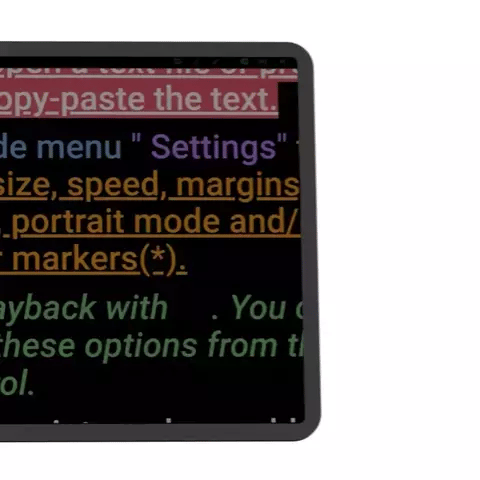 TELEPROMPTER PAD Telecomando Bluetooth per Teleprompter - Include l'APP Teleprompter per Apple, Android Windows e Mac - Controller wireless per Beam Splitter Prompter o apparecchiature per streaming live
