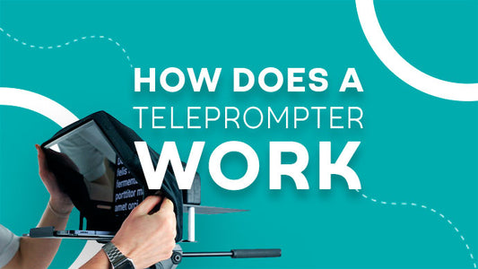 How does a teleprompter work?