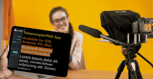 Free Teleprompter Software - TeleprompterPAD Online & APP