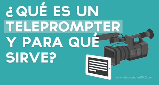 What is a teleprompter?