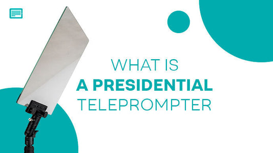 What is a presidential teleprompter?