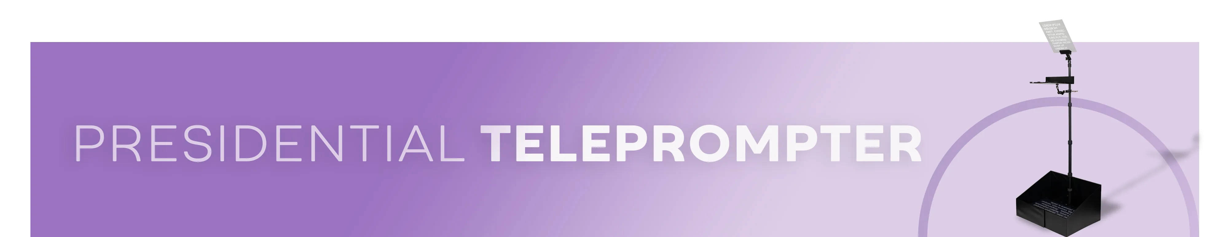 Presidential Teleprompters for live speech: Boost your confidence ...