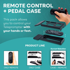 Teleprompter Remote & Pedal Kit for TeleprompterPAD APP ...