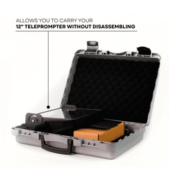 TELEPROMPTER PAD Transport-Hartschalenkoffer für Teleprompter PAD iLight PRO 12'' [auch kompatibel mit älteren Versionen der iLight PRO-Serie unter 12'']