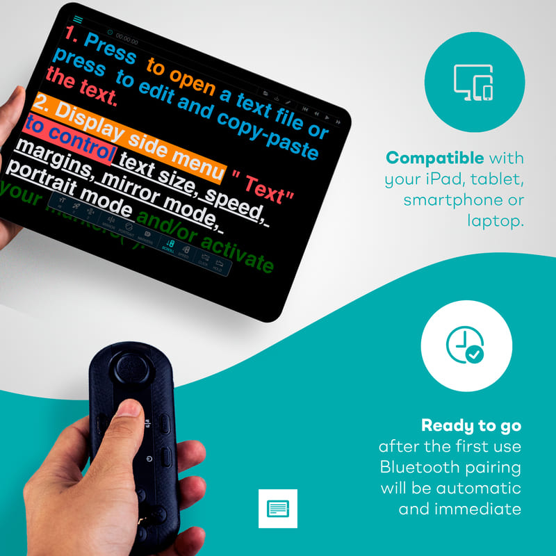 TeleprompterPAD APP — free prompter app