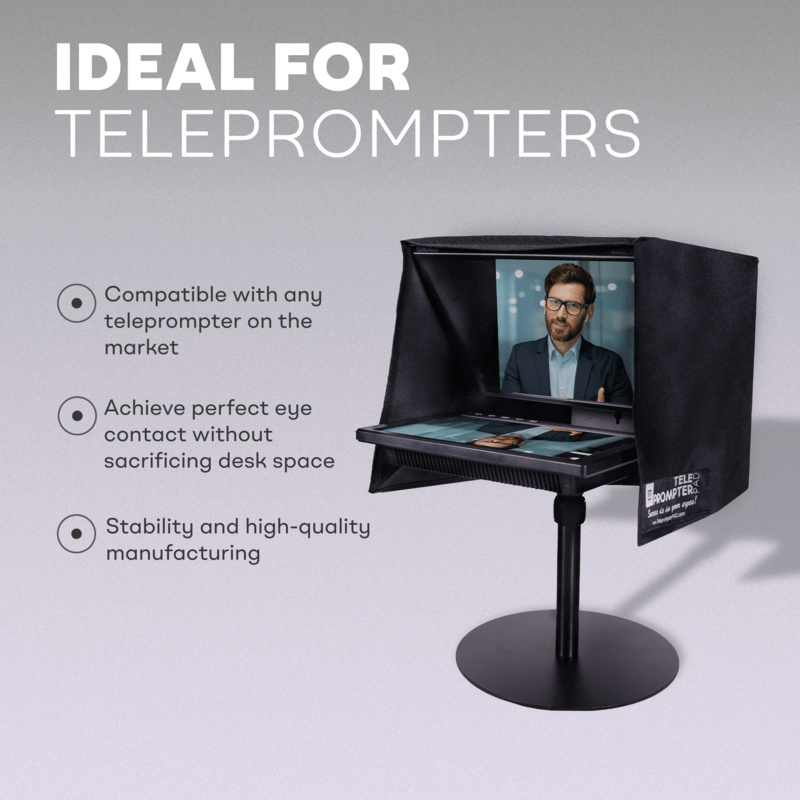 Monopod Desktop Stand for Teleprompter, Phone, Camera, Accessories ...