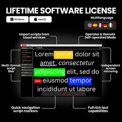 XCUE Speech Prompter X1 - Dual Presidential Autocue system for live events & talks